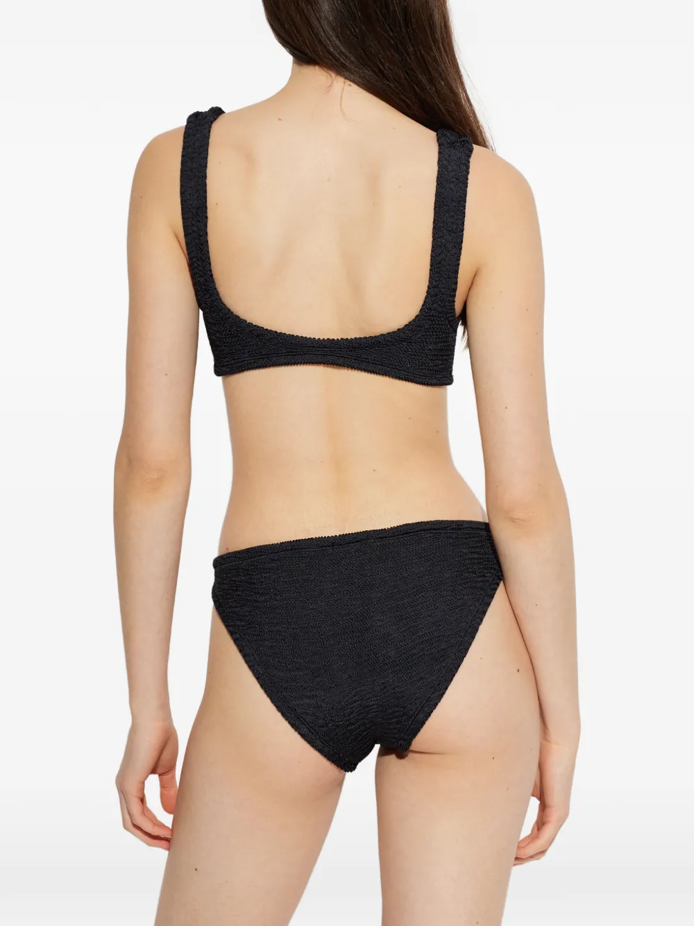  Paramidonna Emily Textured Two-piece Bikini - Black 