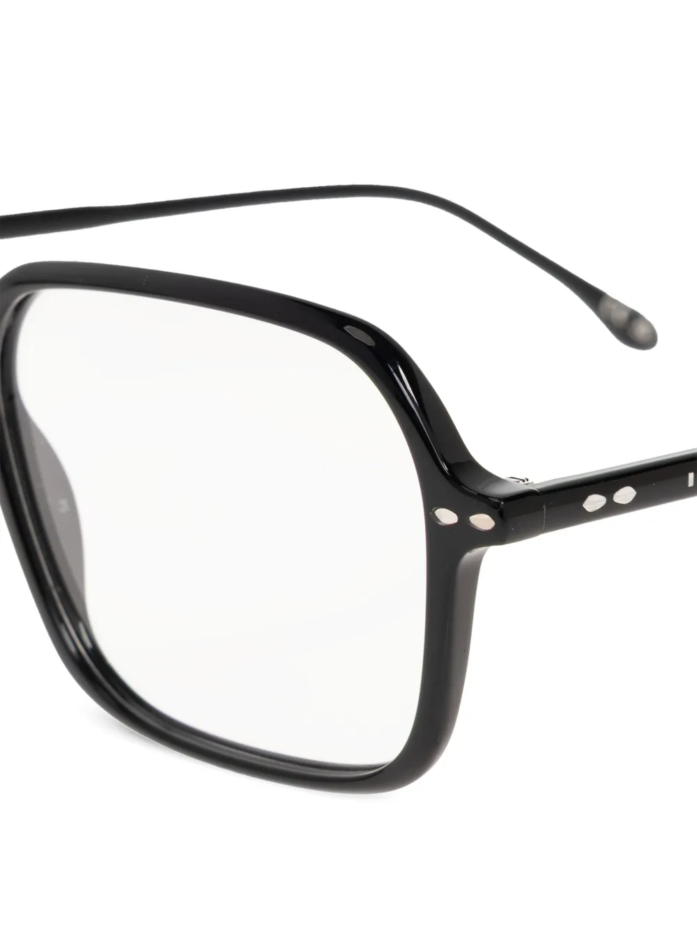 Isabel Marant Eyewear Bril met geometrisch montuur Zwart