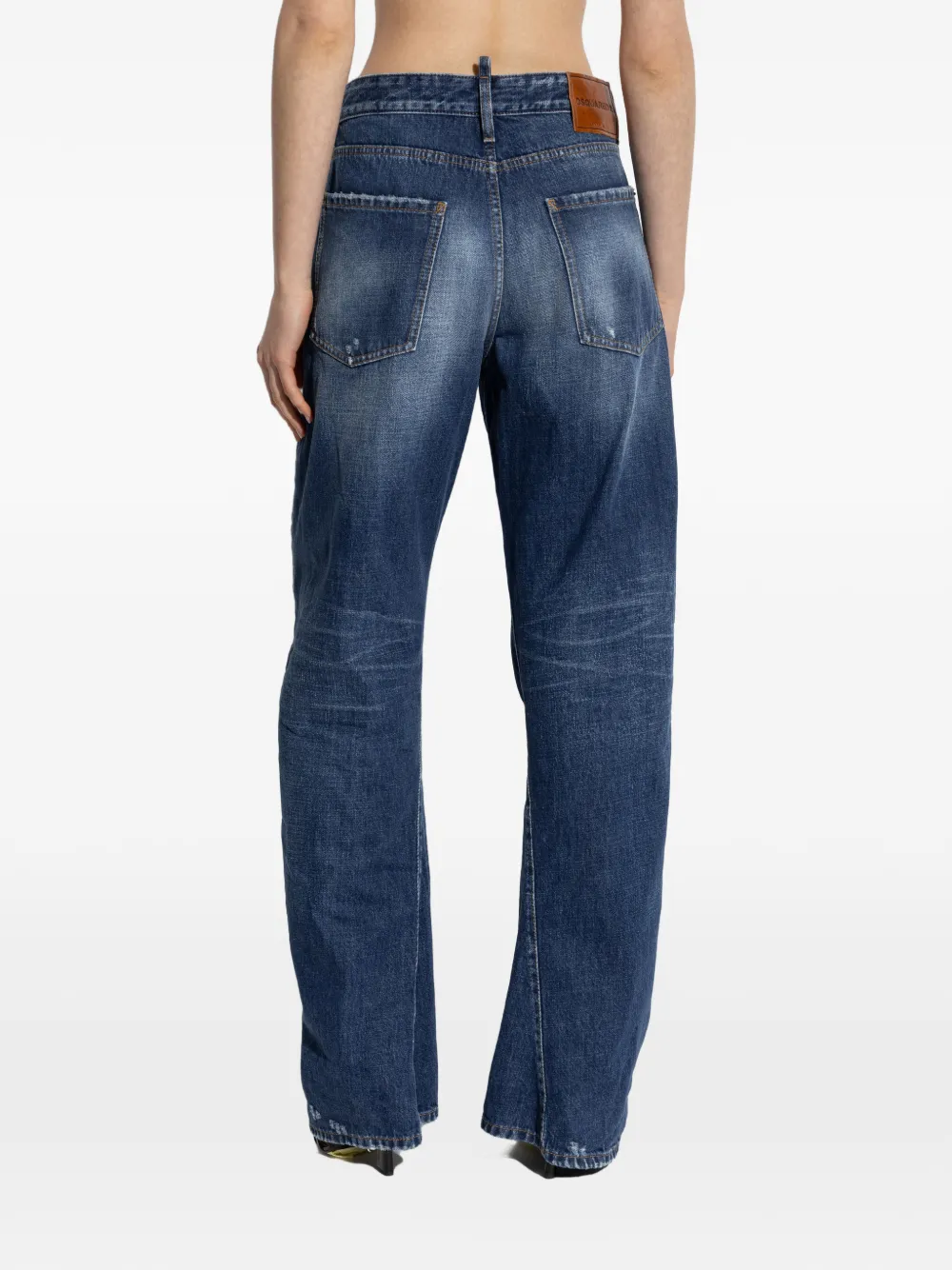 DSQUARED2 Gerafelde broek Blauw