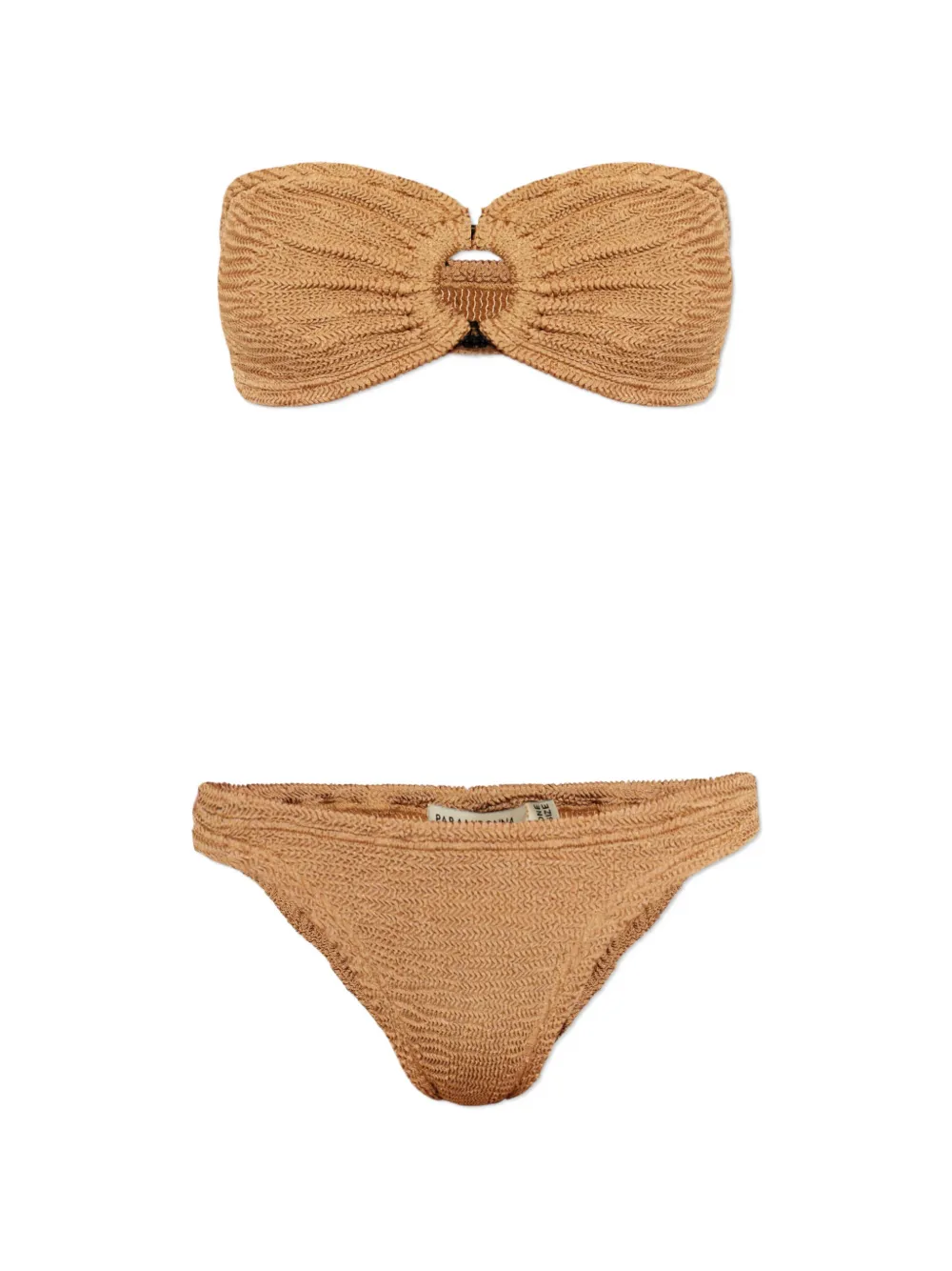 PARAMIDONNA ring detail cr26cc beachwear - Toni neutri