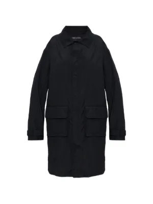 Rick Owens Robe フーデッド ロングカーディガン | ブラック | FARFETCH JP
