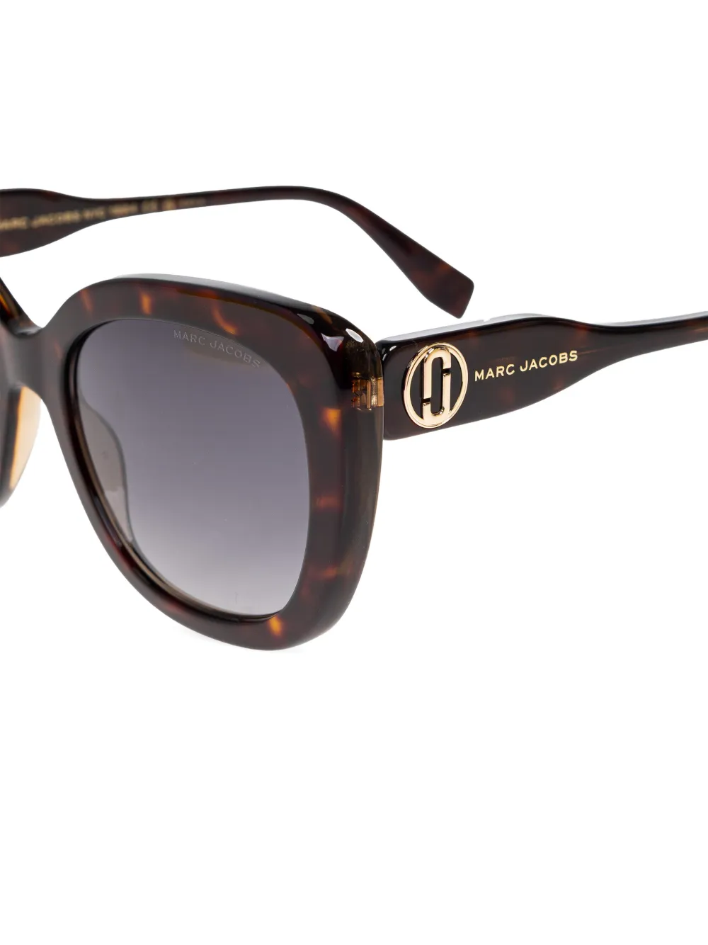 Marc Jacobs Eyewear Zonnebril met vierkant montuur Bruin