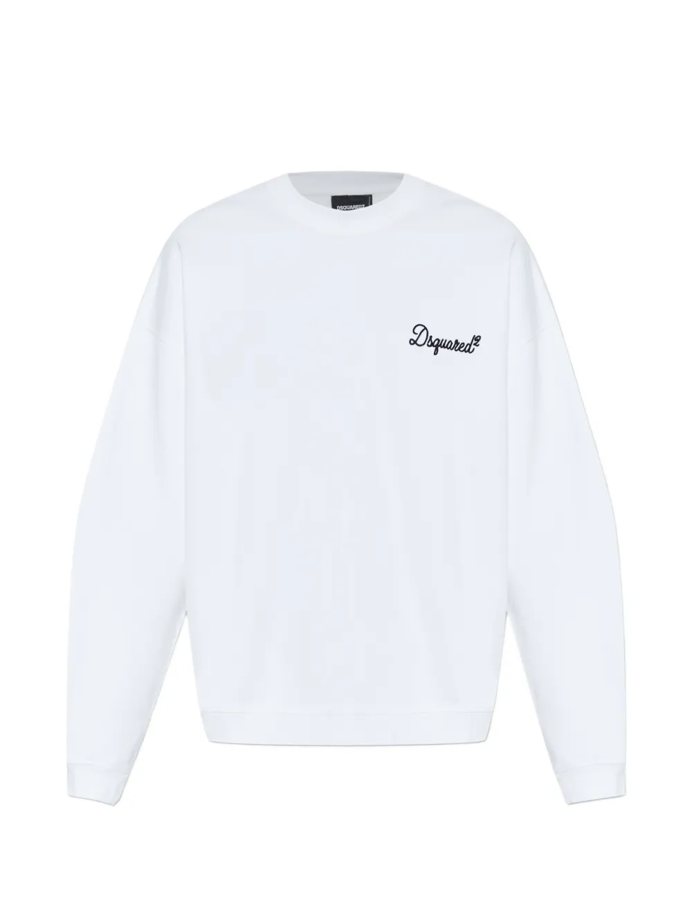 DSQUARED2 logo-detail crew-neck sweatshirt - Bianco