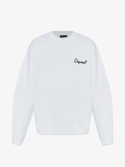 DSQUARED2 sudadera con cuello redondo y logo
