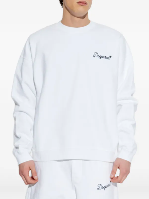 DSQUARED2 ロゴ スウェットシャツ | ホワイト | FARFETCH JP