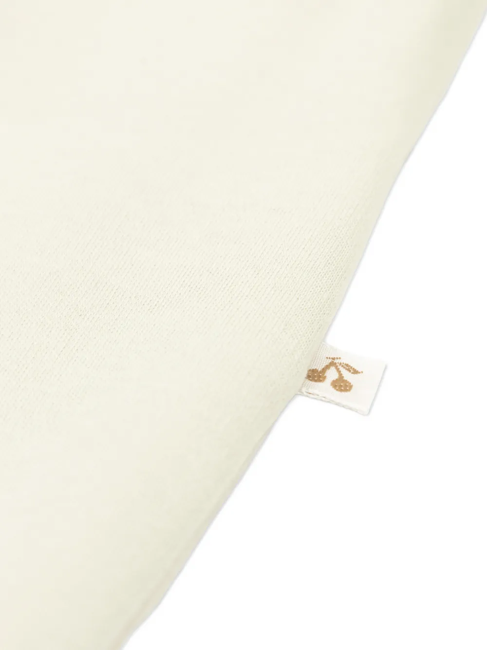 Bonpoint Pyjama met geborduurde kraag Beige