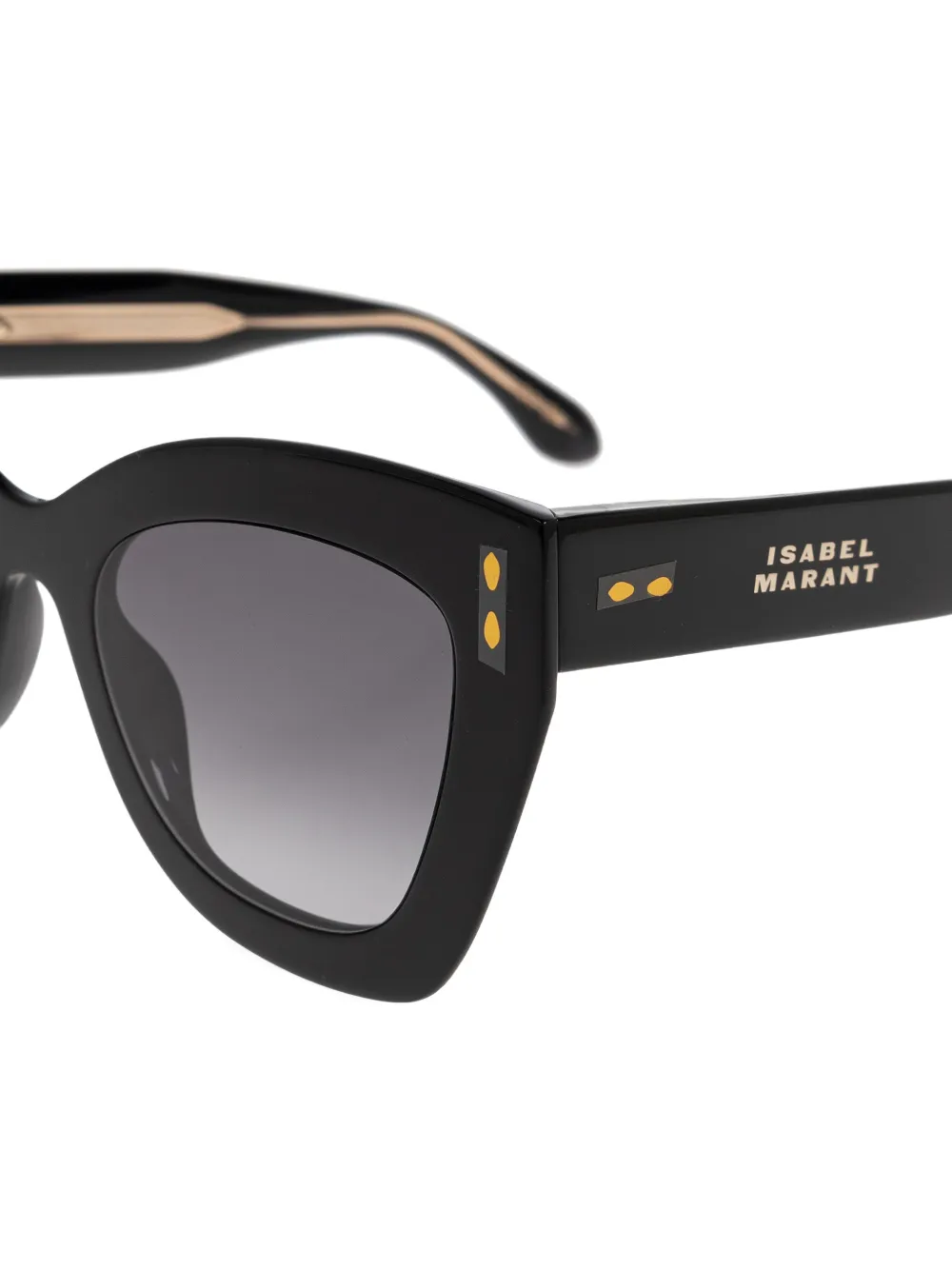  Isabel Marant Eyewear Cat-eye Studded Sunglasses - Black 