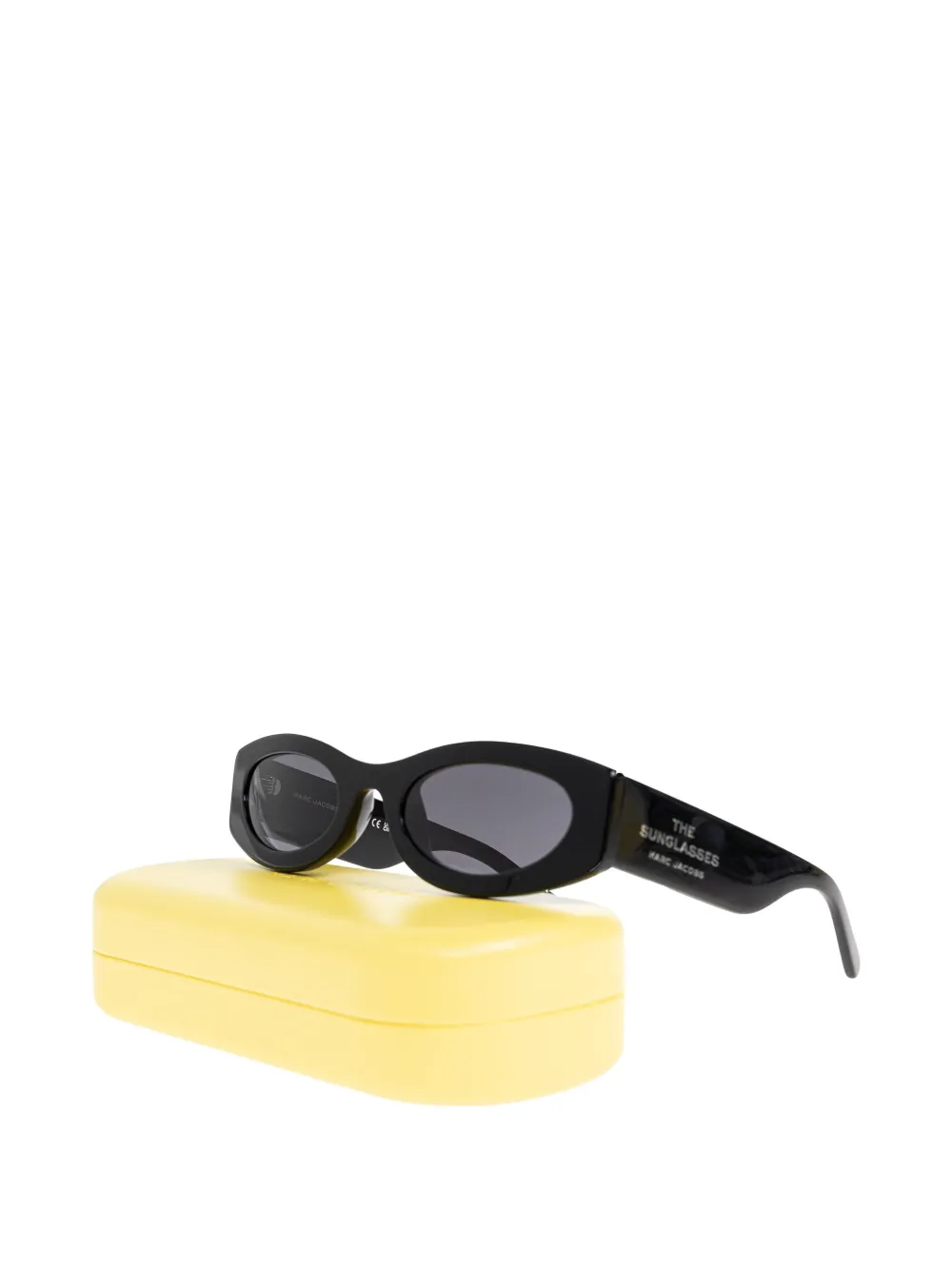  Marc Jacobs Eyewear Oval-frame Sunglasses - Black 