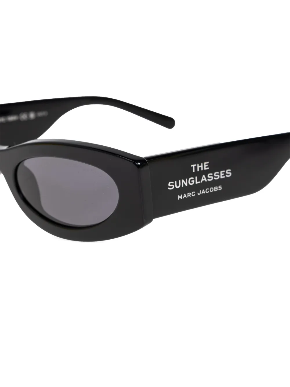  Marc Jacobs Eyewear Oval-frame Sunglasses - Black 