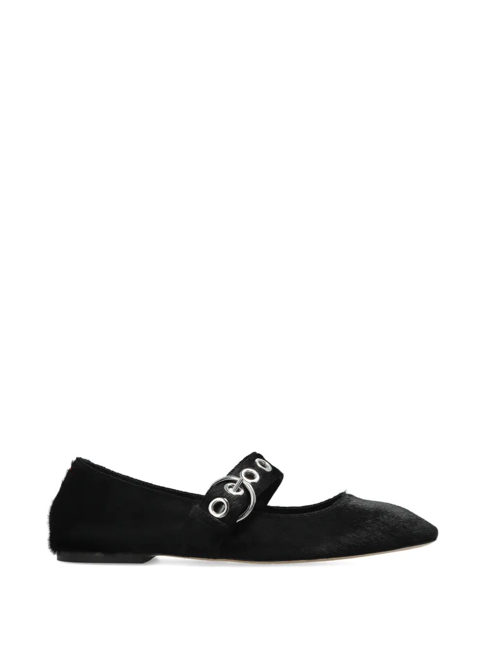 Aeyde eyelet uma flat pumps Zwart