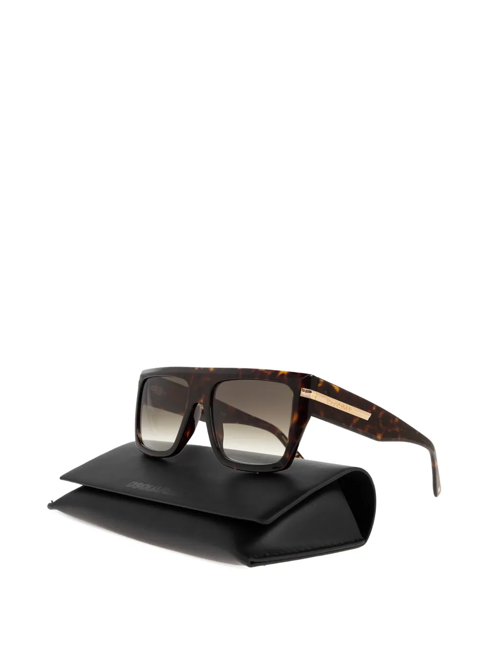 DSQUARED2 EYEWEAR Zonnebril met vierkant montuur Bruin