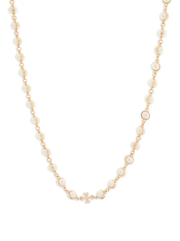 Tory Burch パール ネックレス | ゴールドトーン | FARFETCH JP