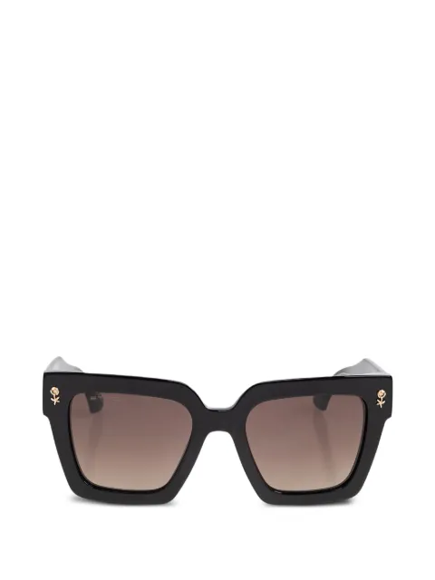 ETRO rose-detail square-frame sunglasses