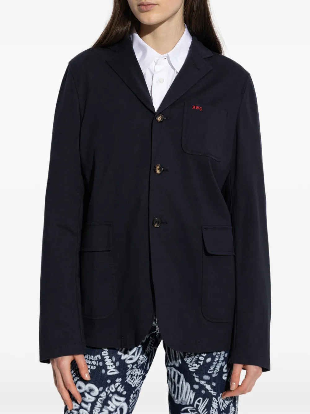  Dsquared2 Pocket Buttoned Blazer - Blue 