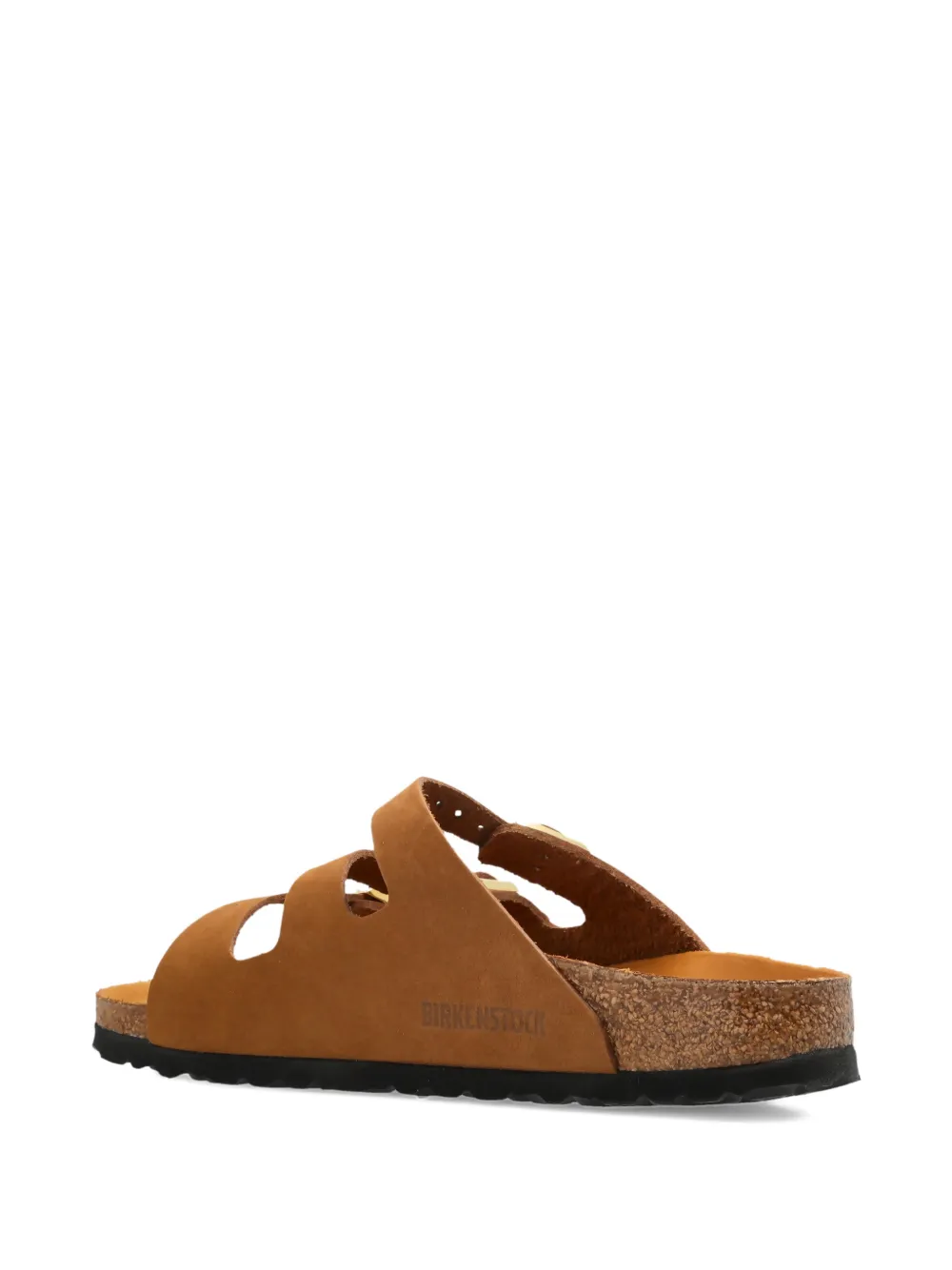 Birkenstock Florida Fresh suède sandalen Bruin