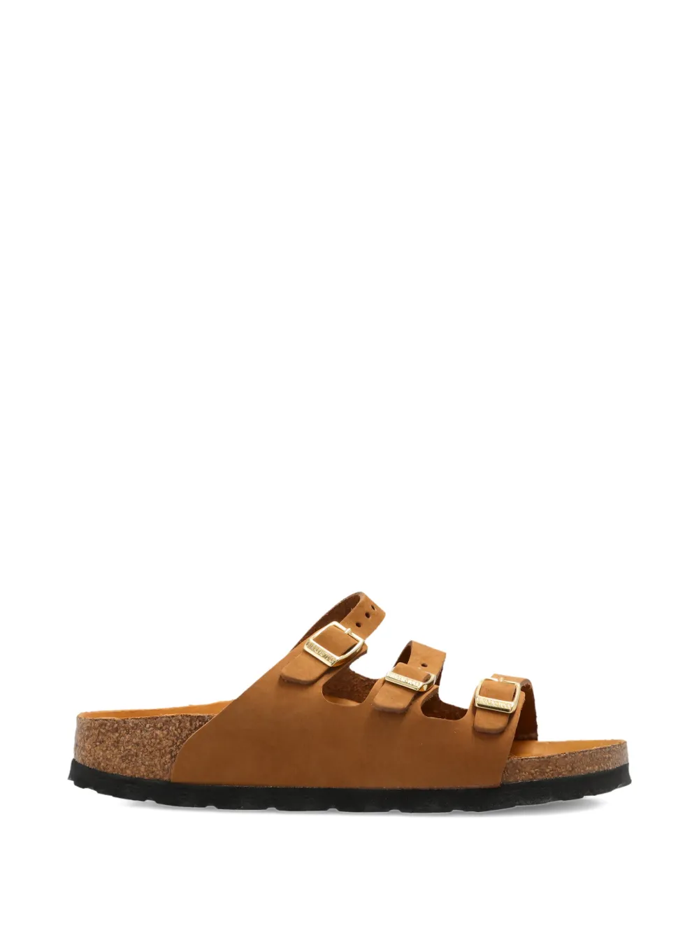 Birkenstock Florida Fresh suède sandalen Bruin
