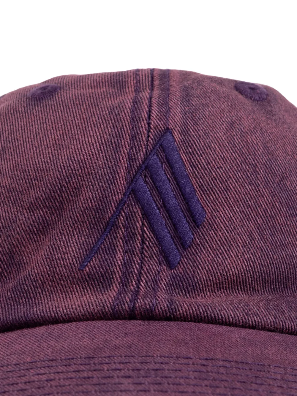 The Attico Embroidered Baseball Cap - Purple 