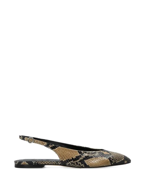 Aeyde snake-pattern flat pumps 