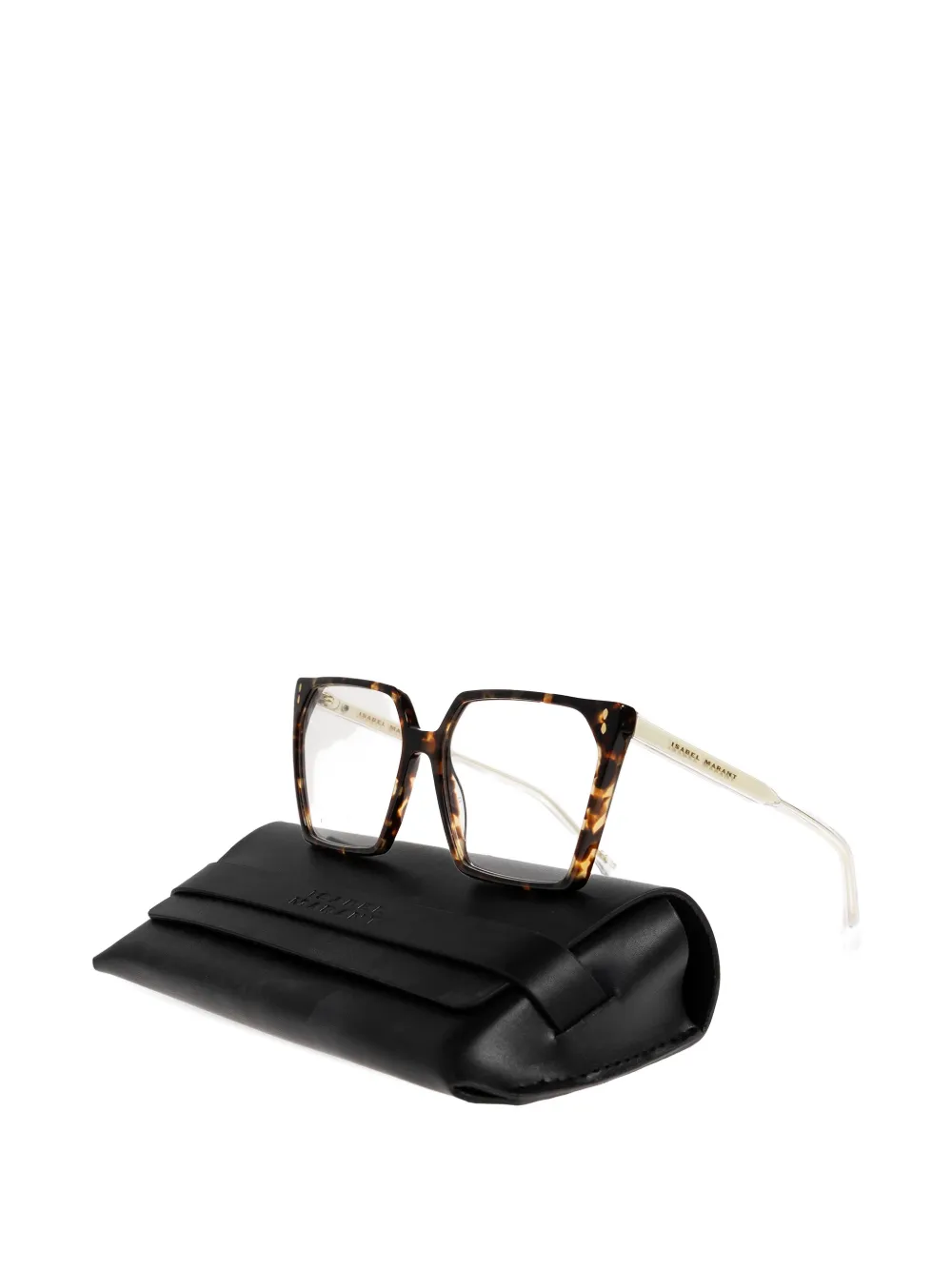 Isabel Marant Eyewear Bril met geometrisch montuur Bruin