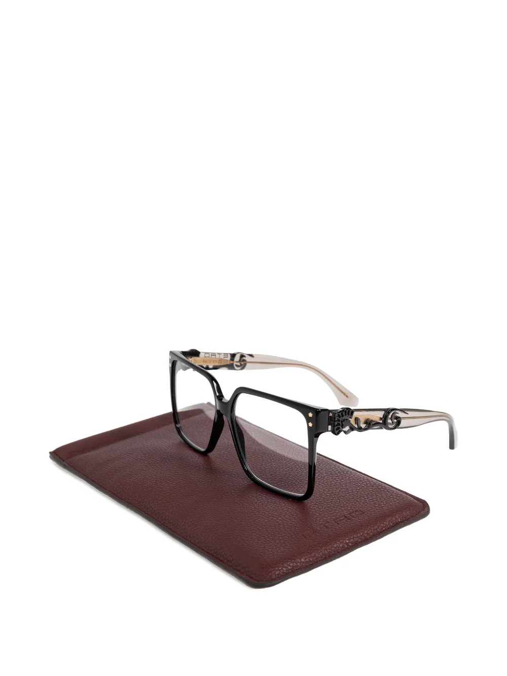 ETRO Bril met vierkant montuur Zwart