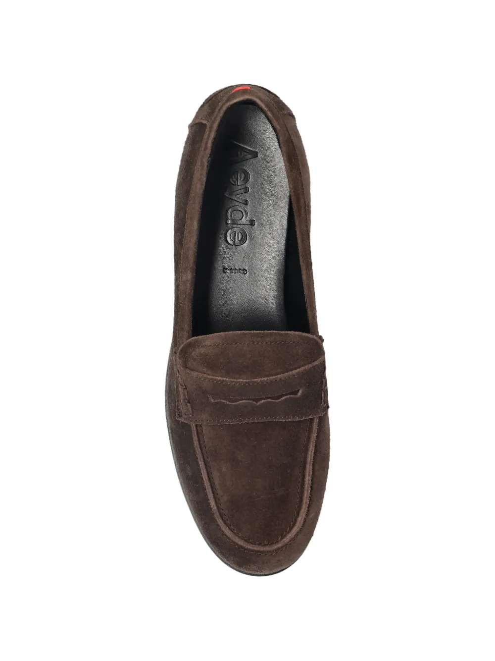Aeyde suede leather loafers Bruin