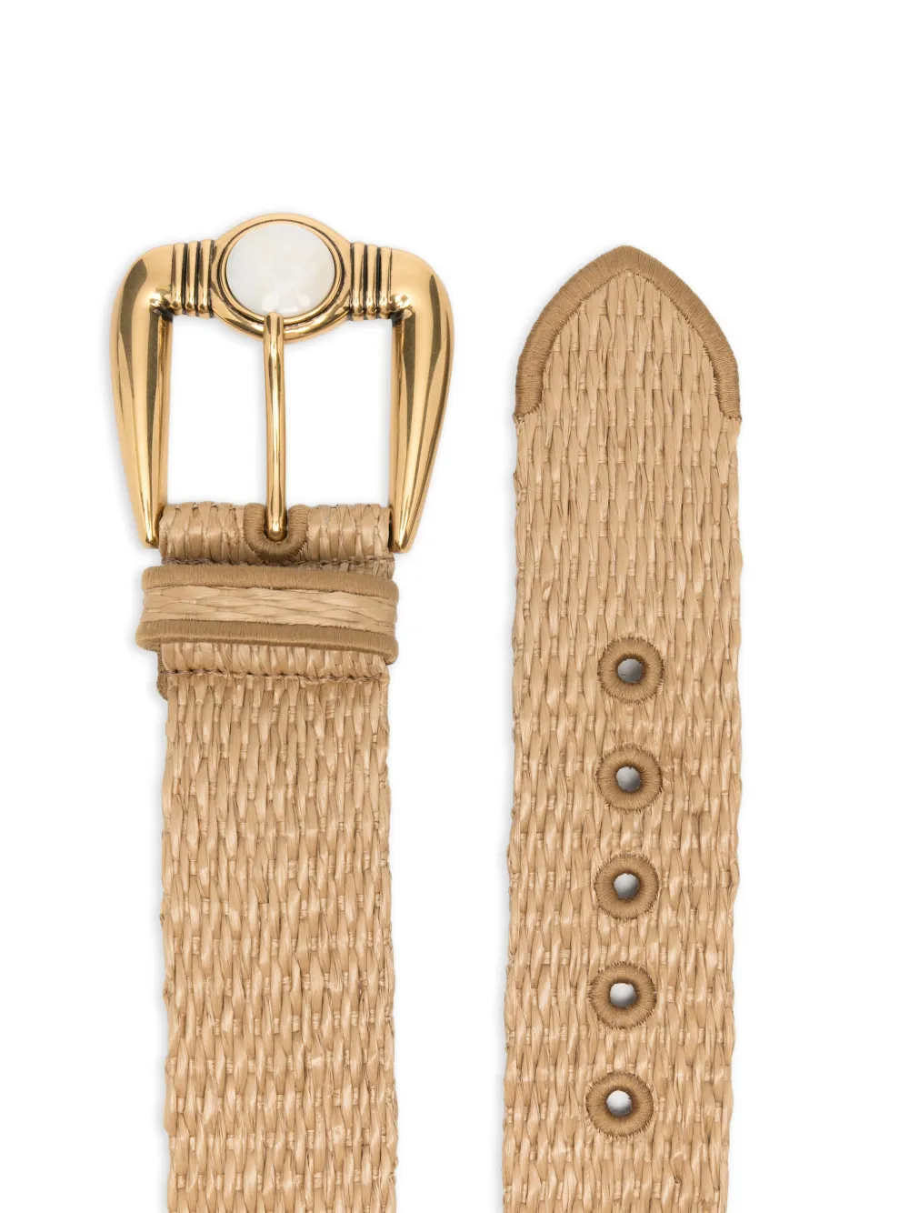 ETRO buckle belt - Beige