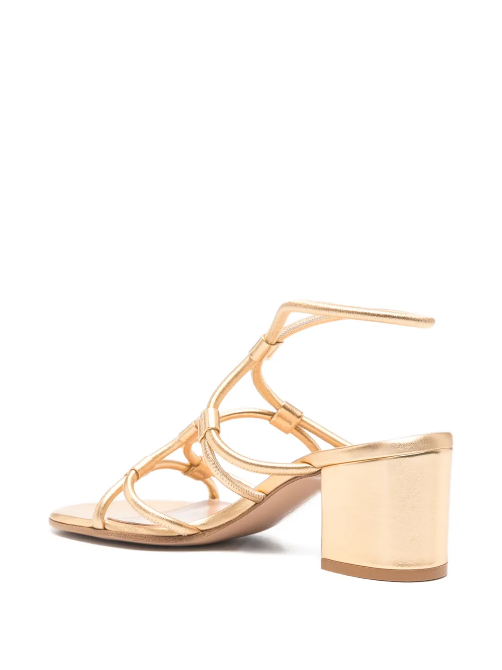 Gianvito Rossi ankle-strap heeled sandals Goud