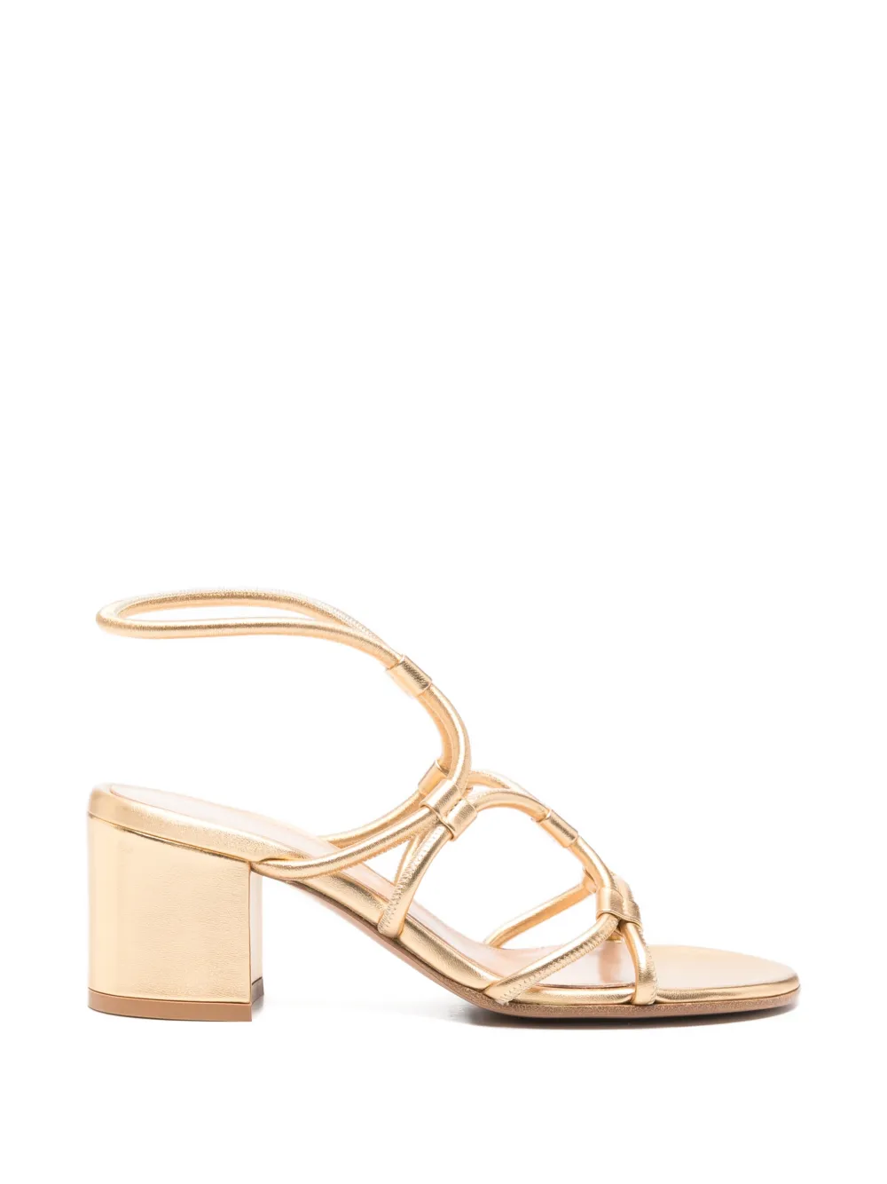 Gianvito Rossi ankle-strap heeled sandals – Gold