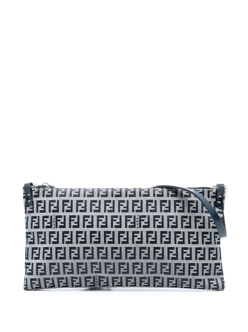 Fendi Pre-Owned 2000-2010 Zucchino Canvas crossbody bag - Grigio