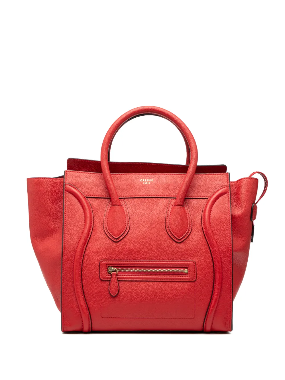 Celine Pre-Owned 2012 Mini Leather Luggage tote bag - Rosso