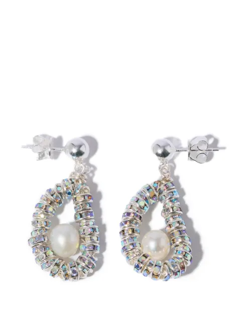 Pearl Octopuss. Y aretes con perlas