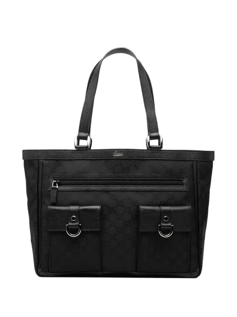 Gucci Pre-Owned 2000-2015 GG Nylon Abbey D Ring Pocket tote bag