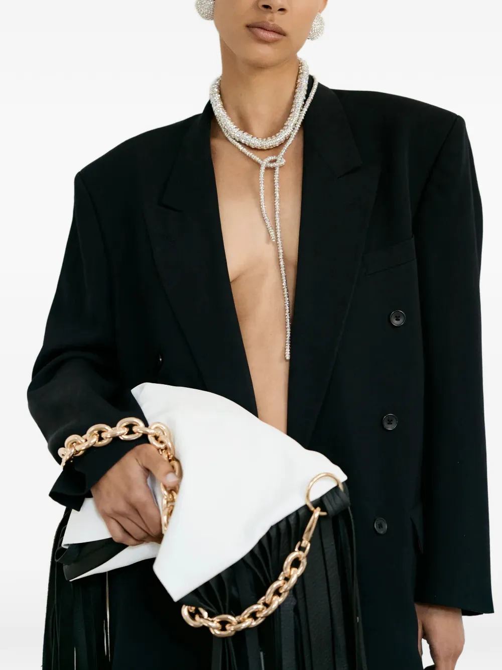  Pearl Octopuss. Y Iridescent Toggle Necklace - Silver 