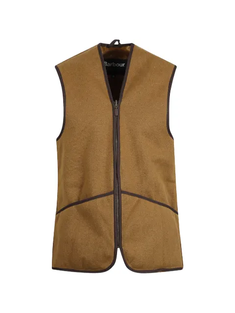 Barbour faux fur zip vest