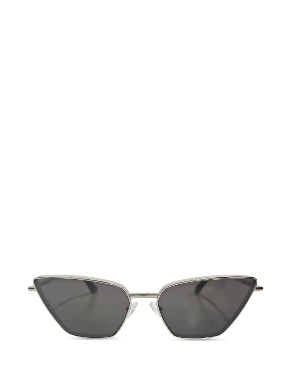 Alexander McQueen geometric sunglasses - Argento