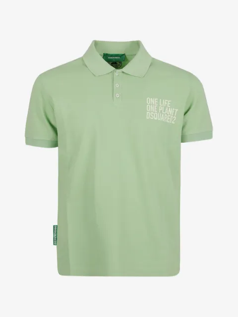 DSQUARED2 graphic polo shirt