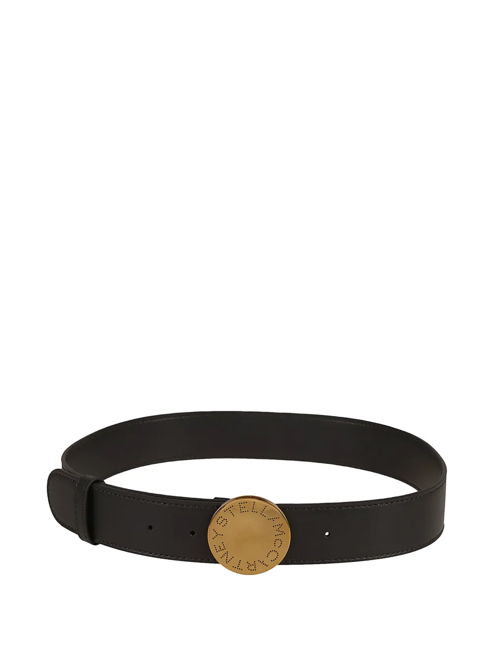 Stella McCartney perforated-plaque belt - Nero
