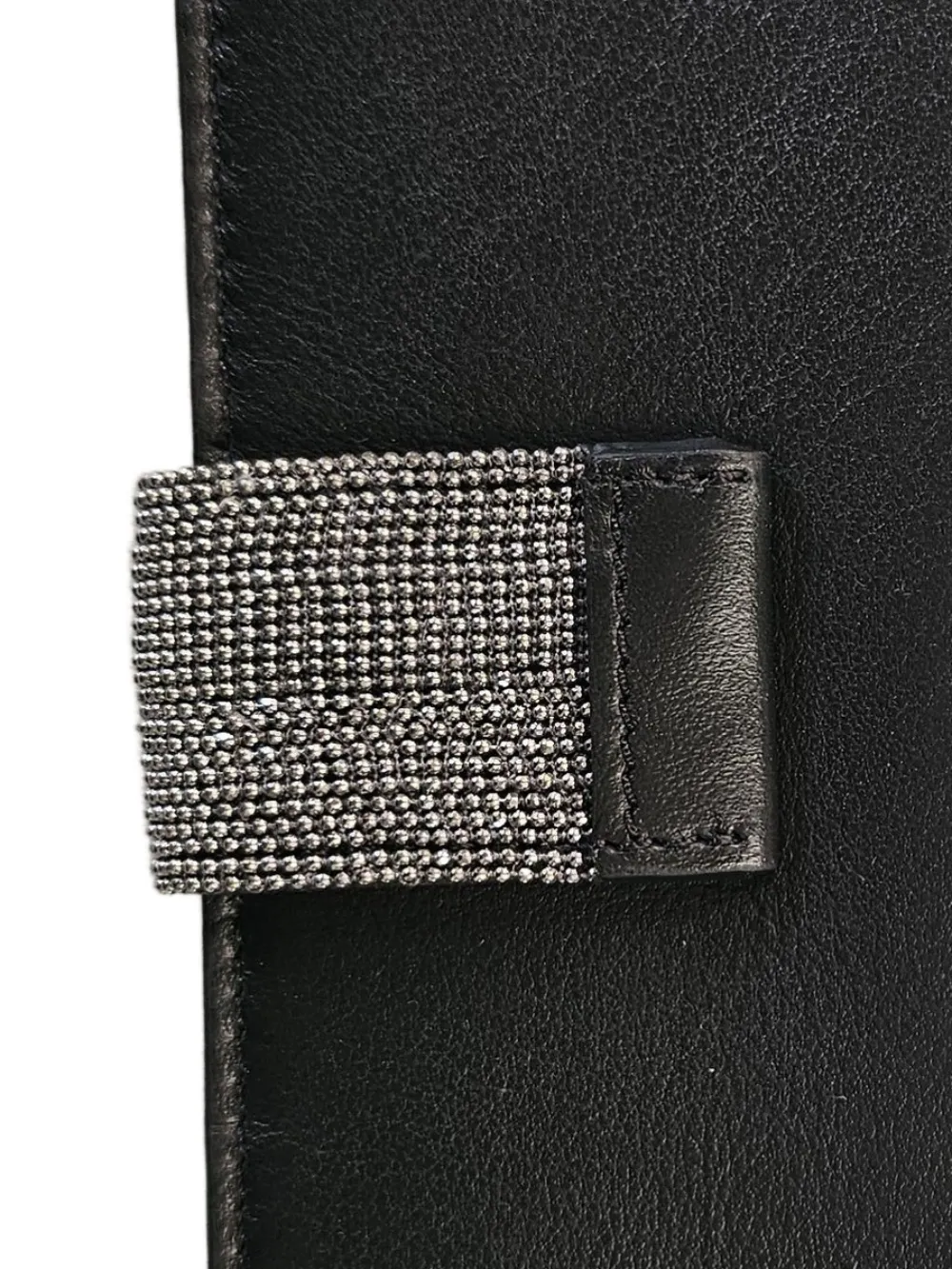 Fabiana Filippi embellished wallet - Zwart