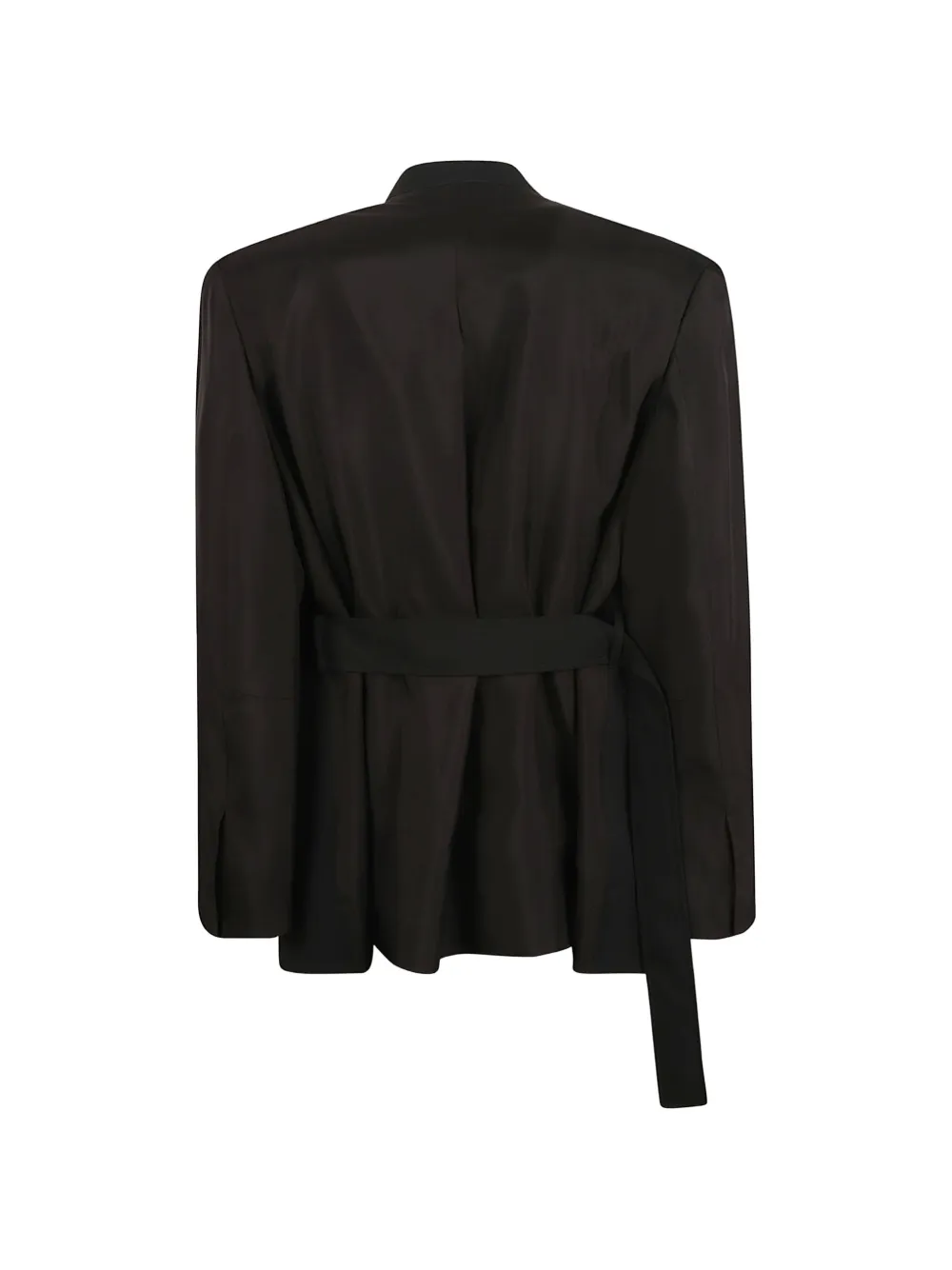 Jil Sander Belted Jacket - Black 