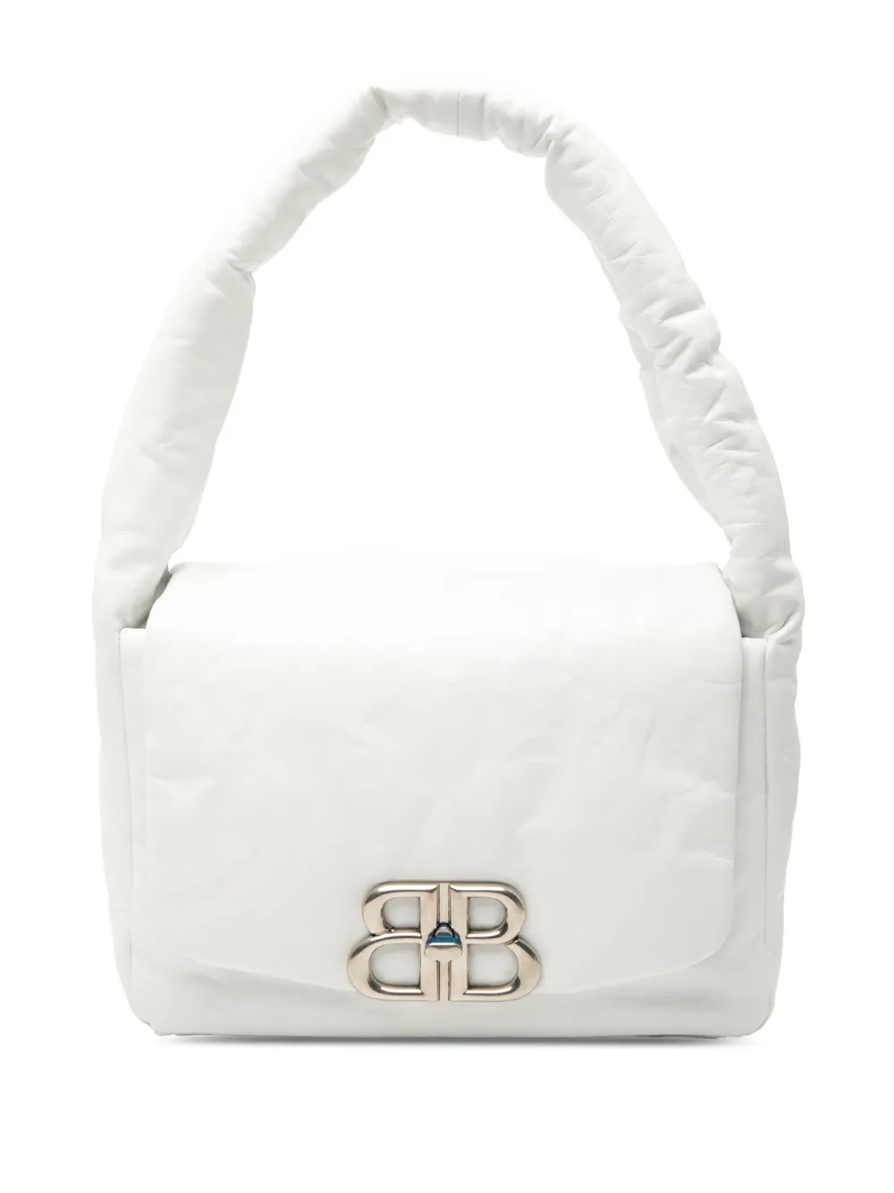 Balenciaga Pre-Owned 2011 Small Calfskin Monaco Sling shoulder bag - White