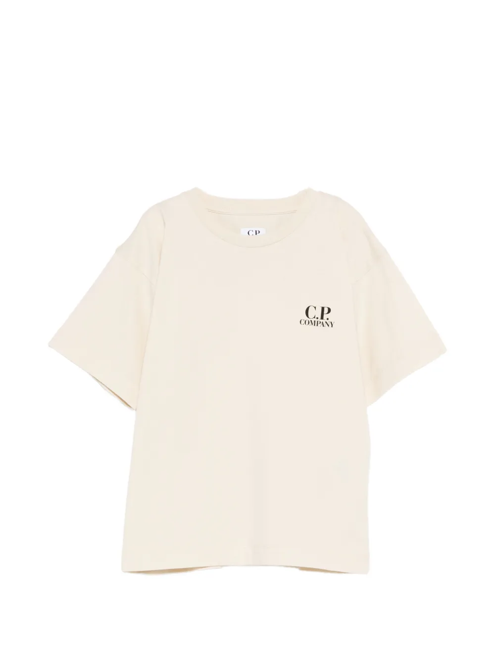 C.P. Company Kids logo-detail T-shirt - Toni neutri