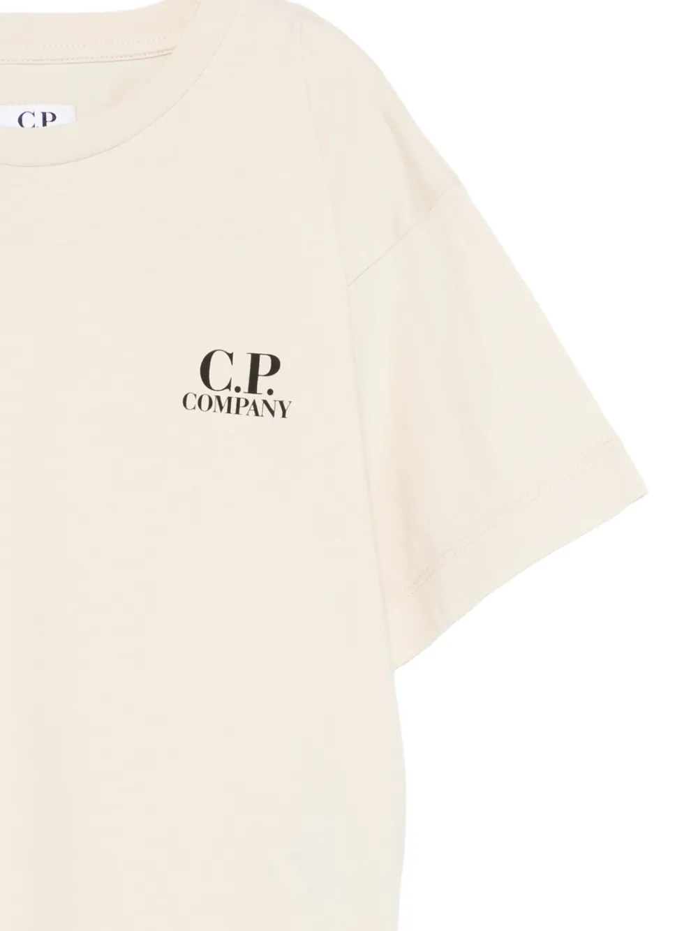 C.P. Company Kids T-shirt met logo Beige