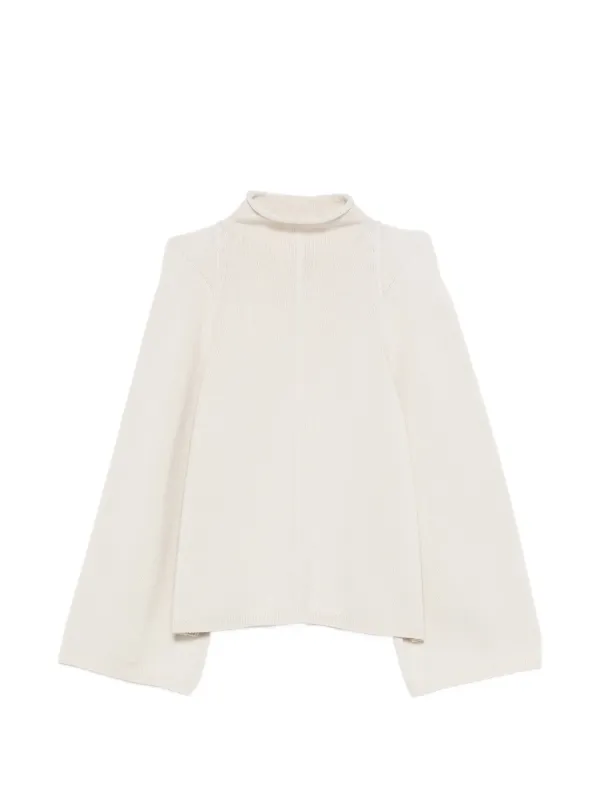 Rick Owens Con High-neck Sweater in Neutrals
