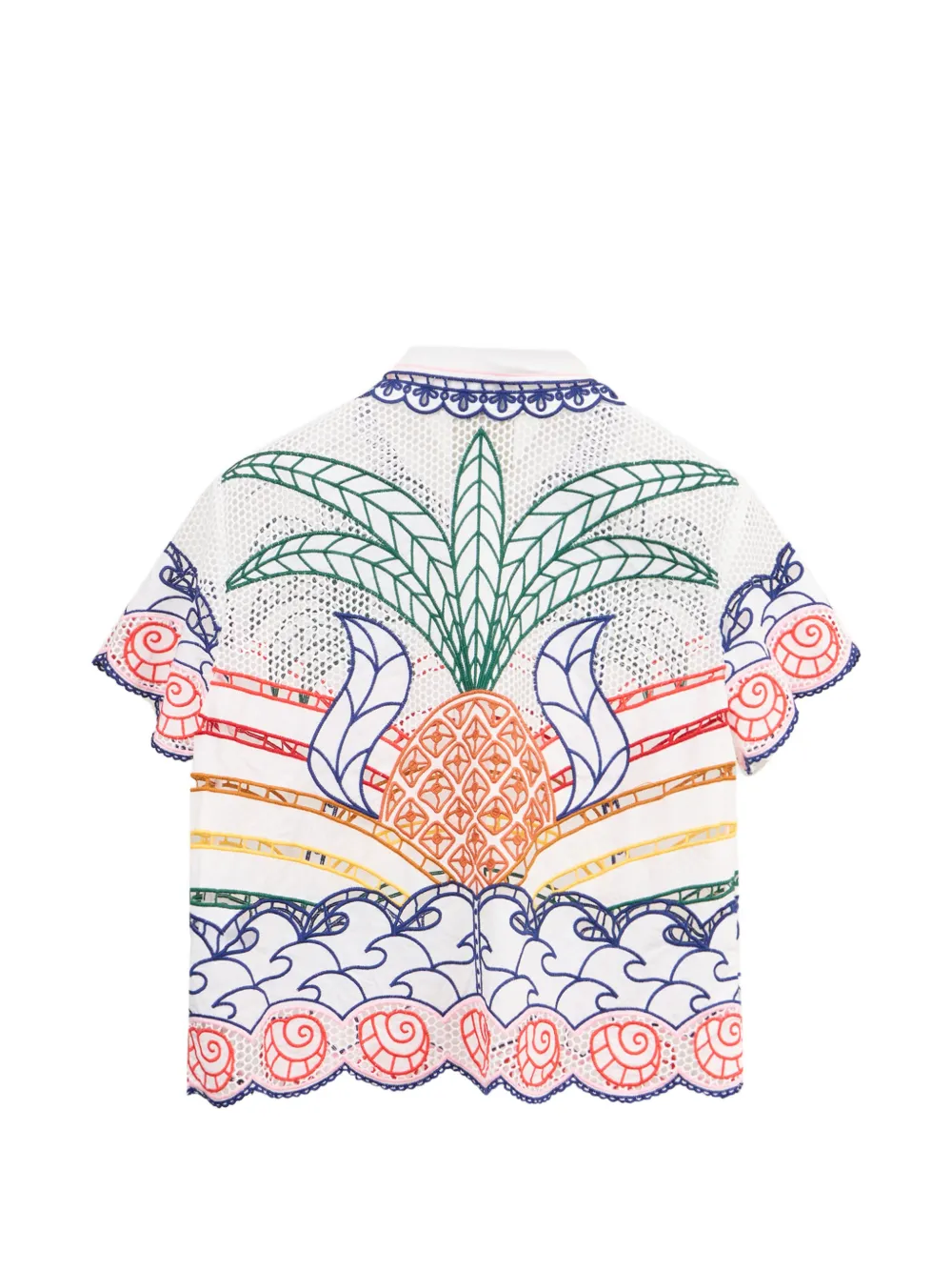 FARM Rio Richlieu tropical-print shirt - Wit