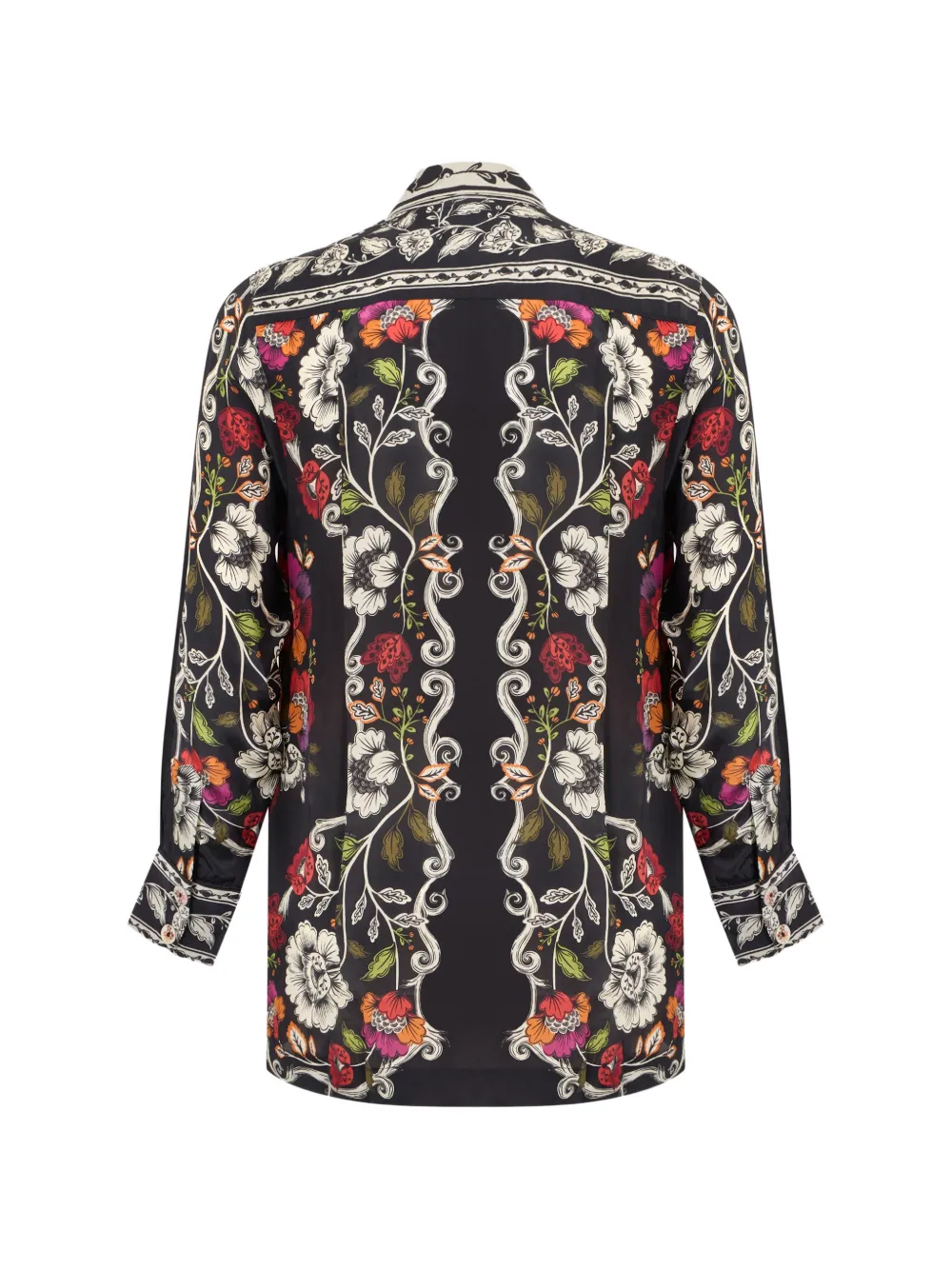 FARM Rio button-up floral-print shirt - Zwart