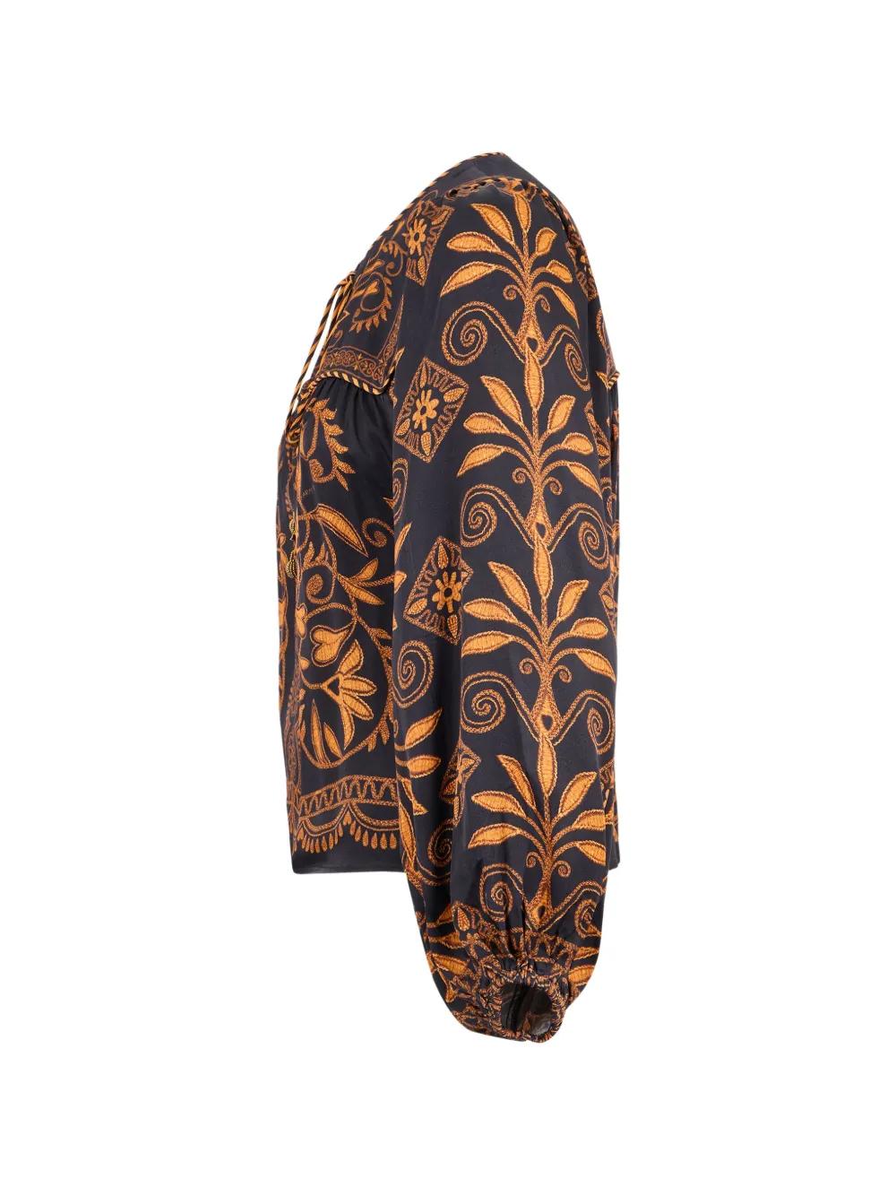 FARM Rio Cornely Ainika floral-print blouse - Zwart