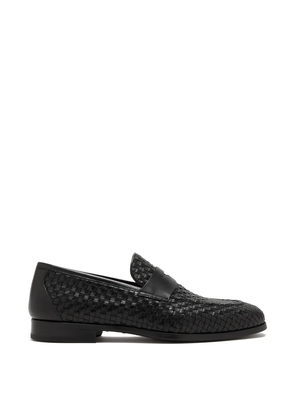 Magnanni woven penny loafers - Nero
