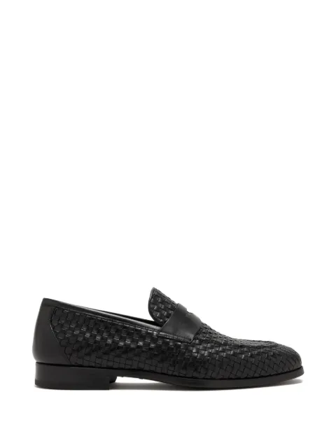 Magnanni woven penny loafers