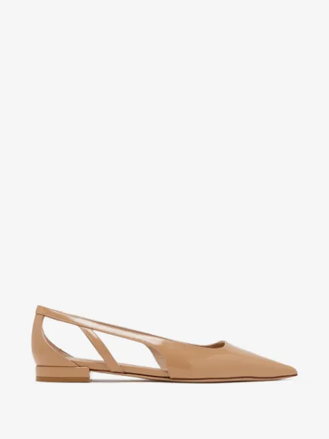 Stuart Weitzman pointed-toe ballet flats