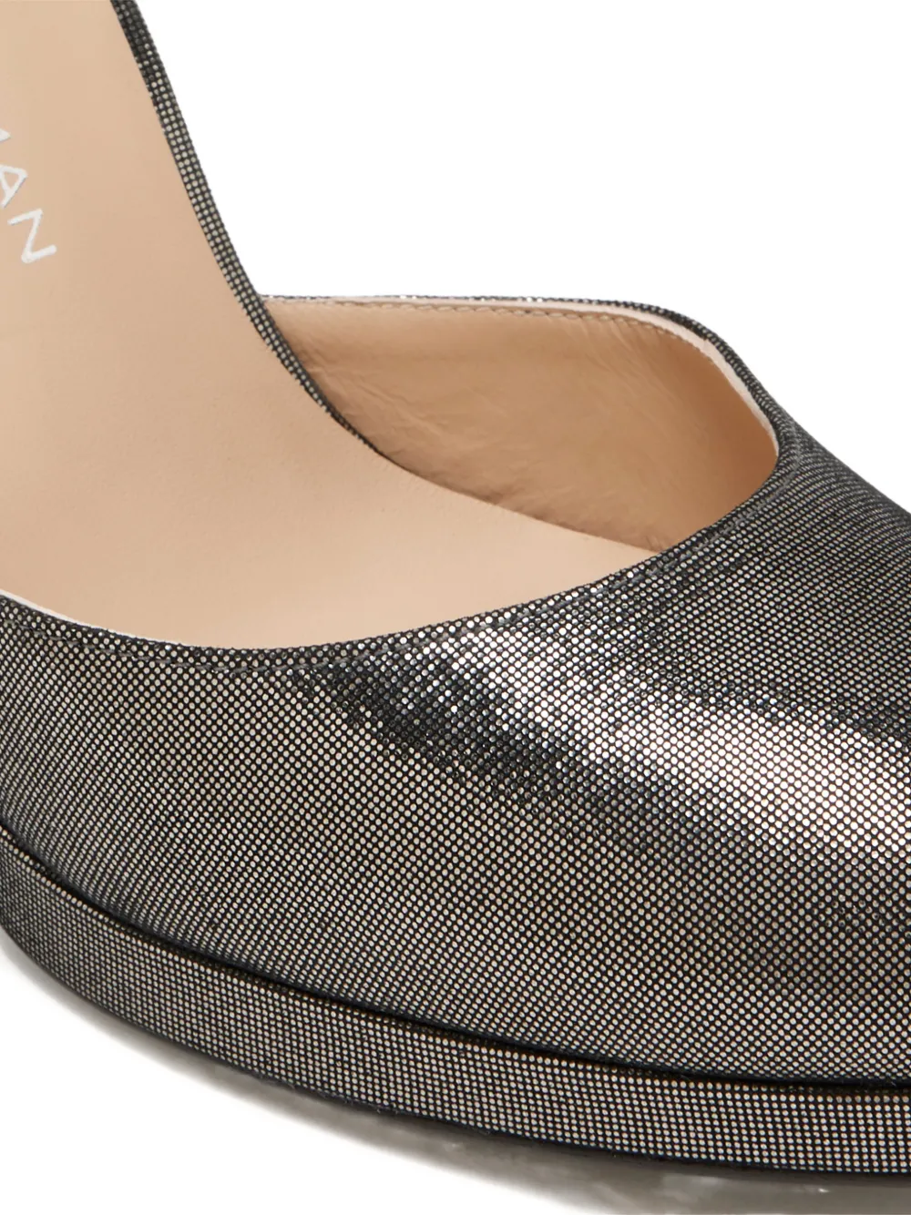 Stuart Weitzman platform buckle sandals Grijs